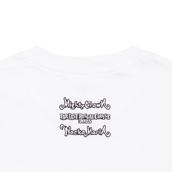 画像3: WACKO MARIA/MIGHTY CROWN / T-SHIRT（WHITE/GREEN）［プリント+刺繍T-25秋冬］