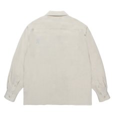 画像2: WACKO MARIA/50'S OPEN COLLAR SHIRT（IVORY）［50'Sオープンカラーシャツ-25秋冬］ (2)