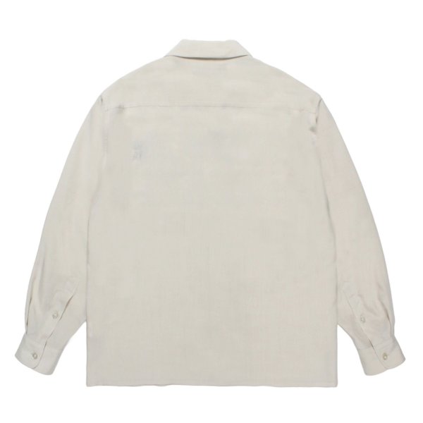 画像2: WACKO MARIA/50'S OPEN COLLAR SHIRT（IVORY）［50'Sオープンカラーシャツ-25秋冬］