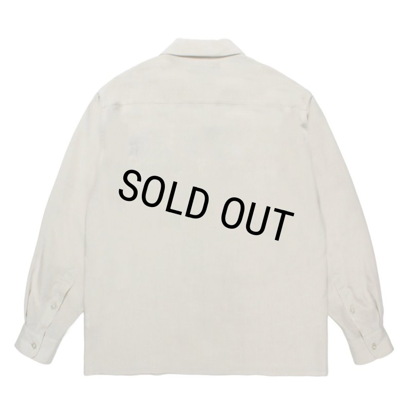 WACKO MARIA/50'S OPEN COLLAR SHIRT（IVORY）［50'Sオープンカラー