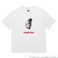 WACKO MARIA/TERRIFIER / WASHED HEAVY WEIGHT T-SHIRT（WHITE）［プリント+刺繍T-25秋冬］