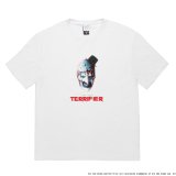 WACKO MARIA/TERRIFIER / WASHED HEAVY WEIGHT T-SHIRT（WHITE）［プリント+刺繍T-25秋冬］