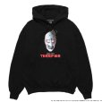 画像1: WACKO MARIA/TERRIFIER / HEAVY WEIGHT HOODED SWEAT SHIRT（BLACK）［プルオーバーパーカー-25秋冬］ (1)