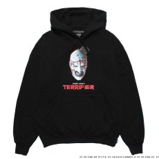 画像1: WACKO MARIA/TERRIFIER / HEAVY WEIGHT HOODED SWEAT SHIRT（BLACK）［プルオーバーパーカー-25秋冬］ (1)