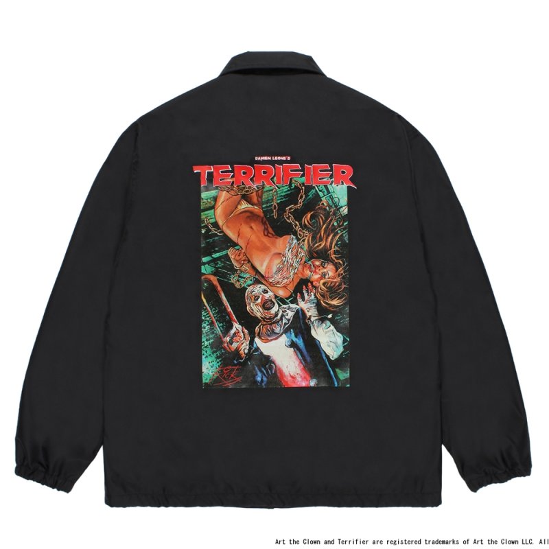 画像2: WACKO MARIA/TERRIFIER / COACH JACKET（BLACK）［コーチJKT-25秋冬］