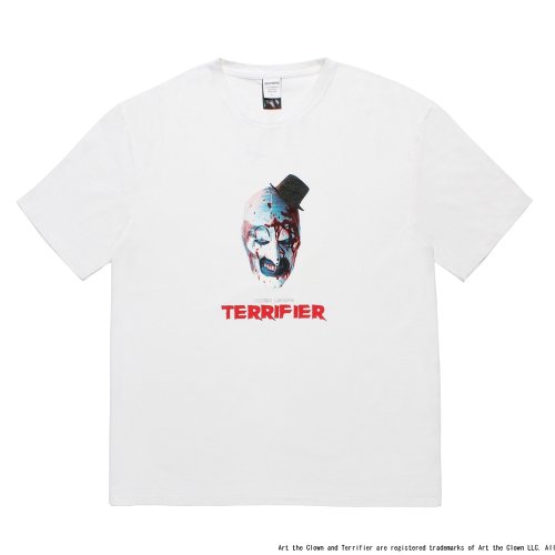 他の写真1: WACKO MARIA/TERRIFIER / WASHED HEAVY WEIGHT T-SHIRT（WHITE）［プリント+刺繍T-25秋冬］