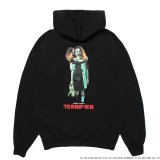 WACKO MARIA/TERRIFIER / HEAVY WEIGHT HOODED SWEAT SHIRT（BLACK）［プルオーバーパーカー-25秋冬］