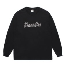 画像1: WACKO MARIA/WASHED HEAVY WEIGHT LONG SLEEVE T-SHIRT（BLACK）［プリント+刺繍長袖T-25秋冬］ (1)