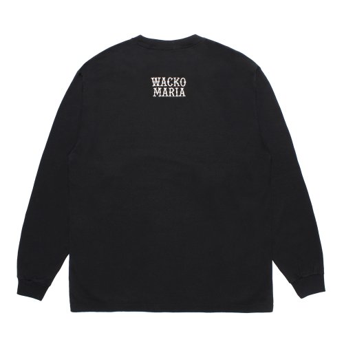 他の写真2: WACKO MARIA/WASHED HEAVY WEIGHT LONG SLEEVE T-SHIRT（BLACK）［プリント+刺繍長袖T-25秋冬］
