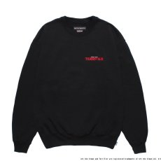 画像2: WACKO MARIA/TERRIFIER / HEAVY WEIGHT SWEAT SHIRT（BLACK）［クルーネックスウェット-25秋冬］ (2)