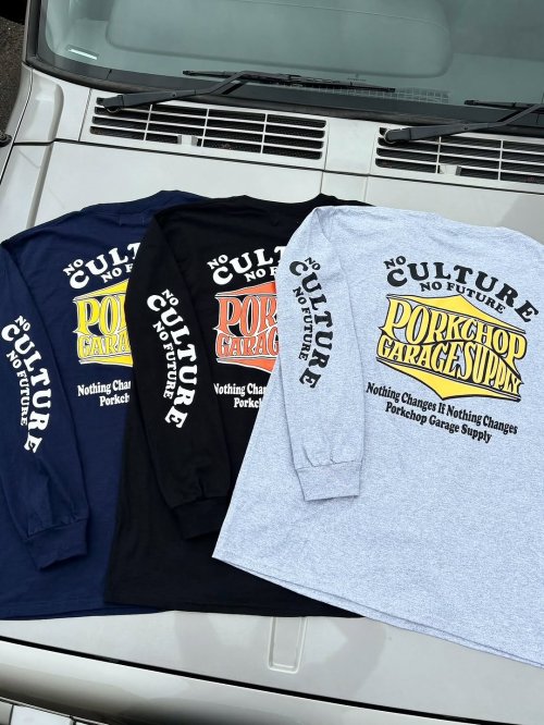 他の写真3: PORKCHOP/WAVE LOGO L/S TEE（GRAY）［ウェーブロゴ長袖T-25秋冬］