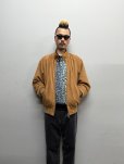 画像2: WACKO MARIA/JACQUARD KNIT POLO SHIRT（BLUE）［ジャガードニットポロ-25秋冬］ (2)