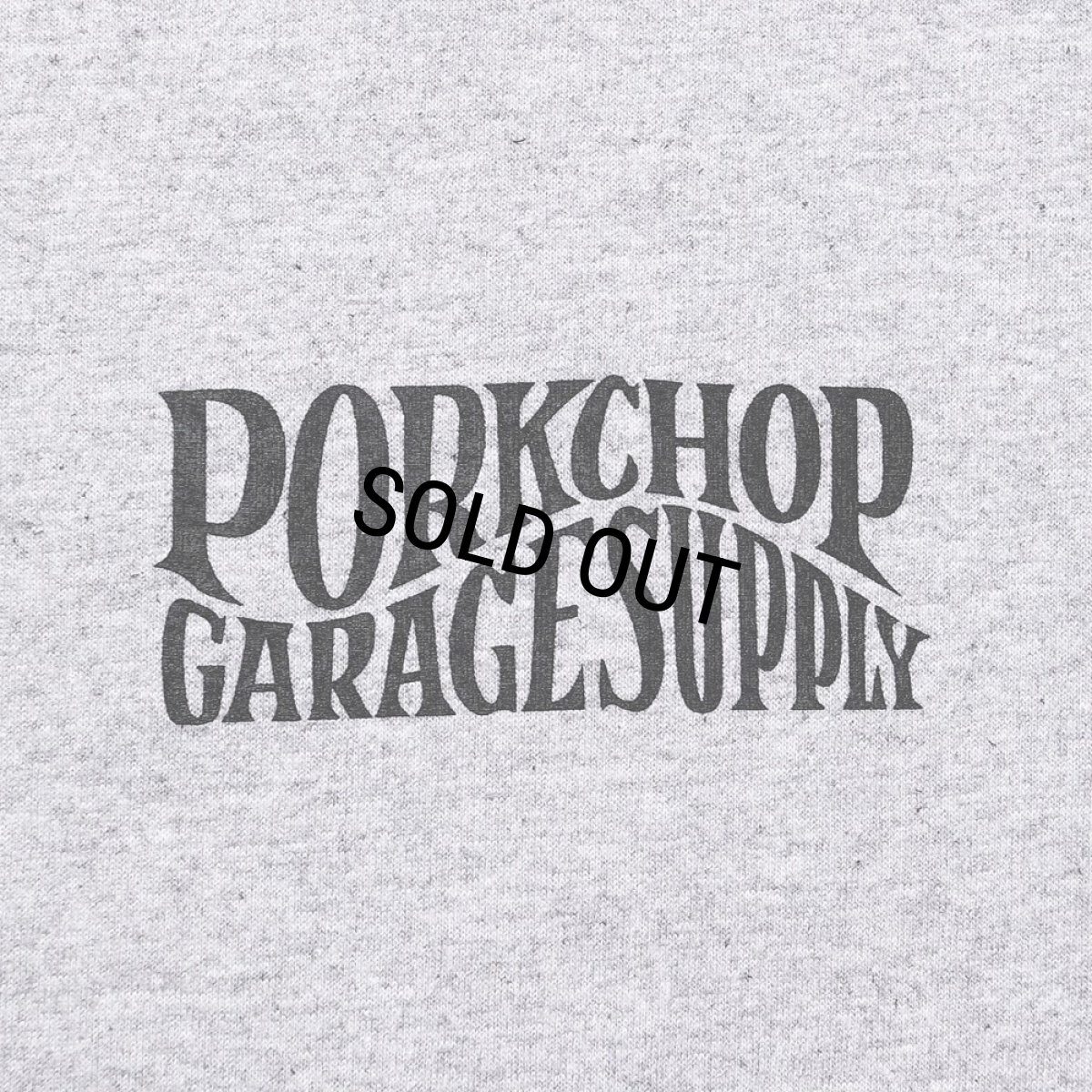 画像4: PORKCHOP/WAVE LOGO L/S TEE（GRAY）［ウェーブロゴ長袖T-25秋冬］ (4)