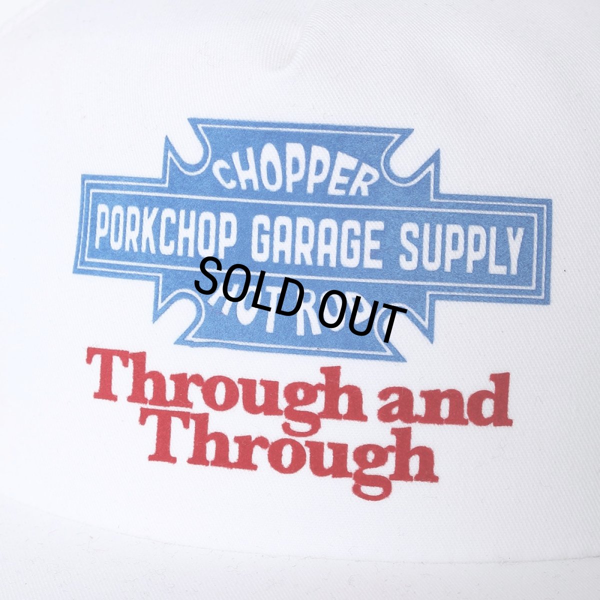 画像3: PORKCHOP/Through and Through CAP（WHITE）［スルーアンドスルーキャップ-25秋冬］ (3)