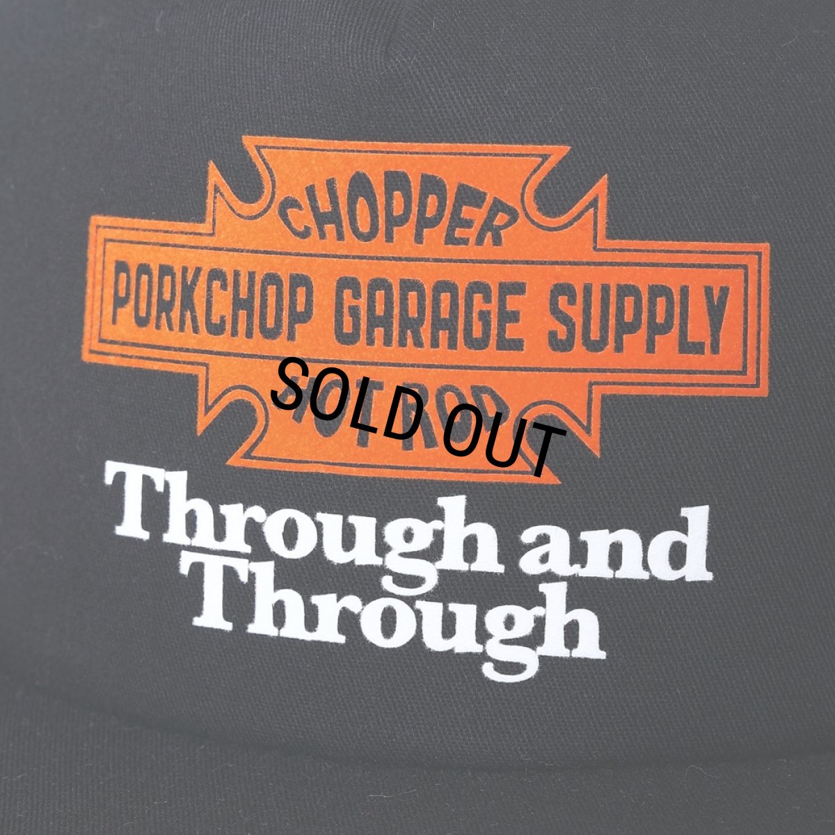 画像3: PORKCHOP/Through and Through CAP（BLACK）［スルーアンドスルーキャップ-25秋冬］ (3)