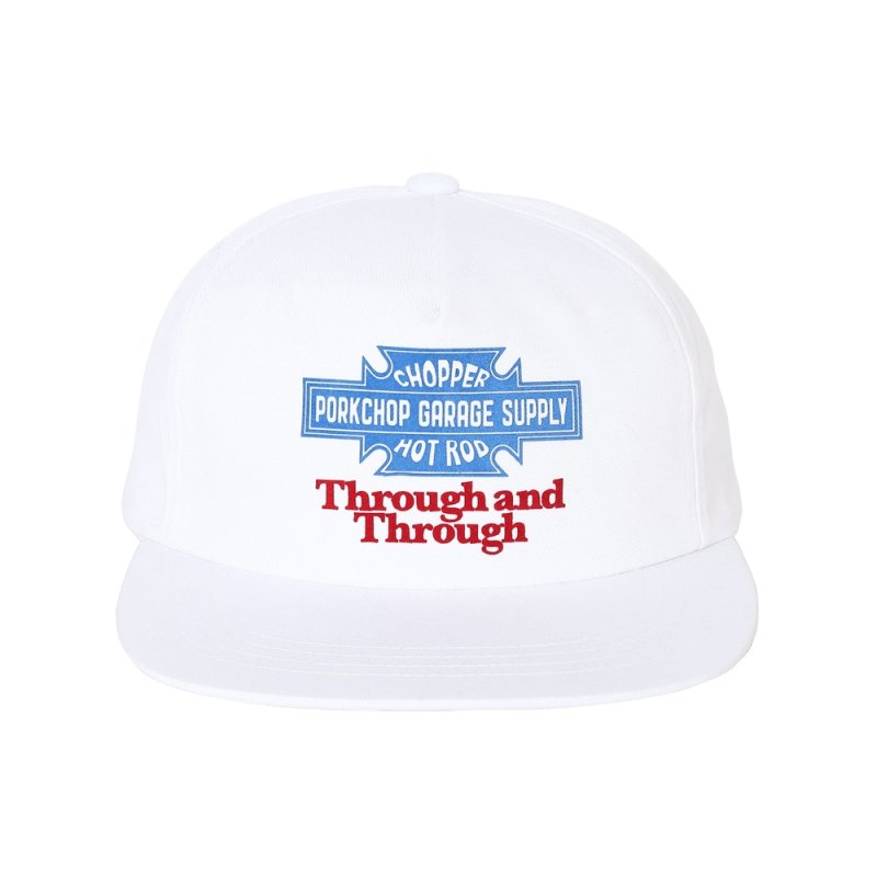 画像1: PORKCHOP/Through and Through CAP（WHITE）［スルーアンドスルーキャップ-25秋冬］