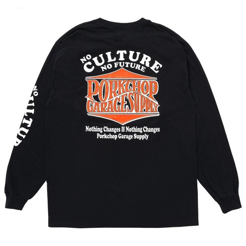 他の写真2: PORKCHOP/WAVE LOGO L/S TEE（BLACK）［ウェーブロゴ長袖T-25秋冬］