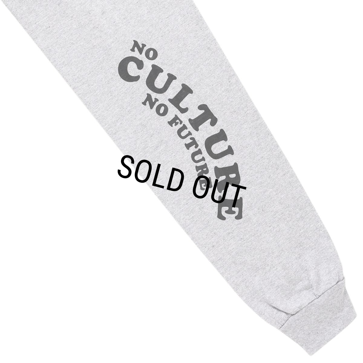 画像3: PORKCHOP/WAVE LOGO L/S TEE（GRAY）［ウェーブロゴ長袖T-25秋冬］ (3)