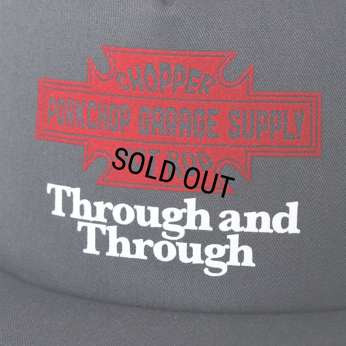 画像3: PORKCHOP/Through and Through CAP（CHARCOAL）［スルーアンドスルーキャップ-25秋冬］ (3)