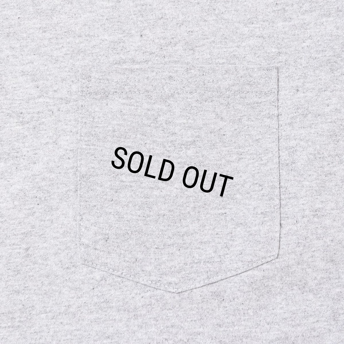 画像5: PORKCHOP/WAVE LOGO L/S TEE（GRAY）［ウェーブロゴ長袖T-25秋冬］ (5)