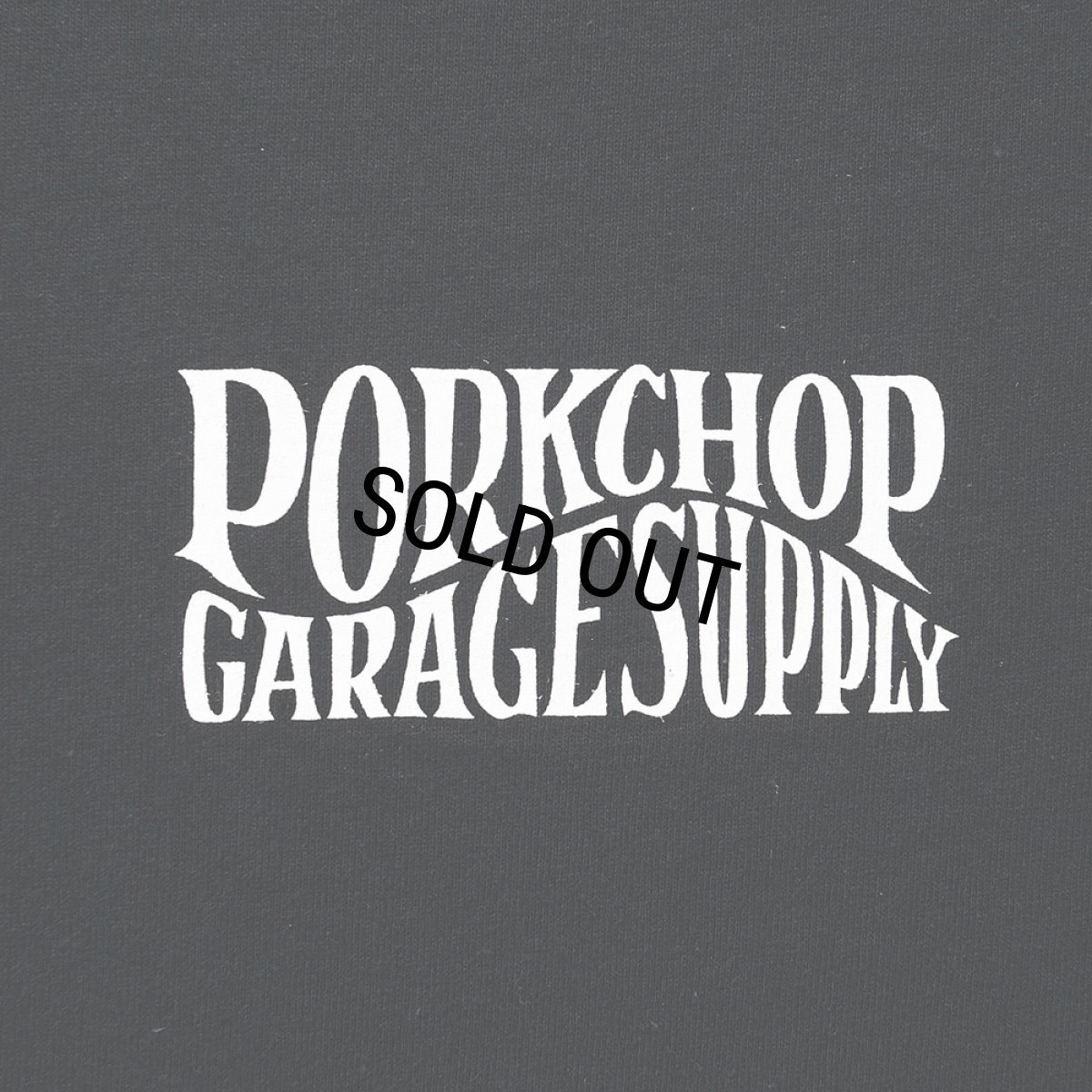 画像4: PORKCHOP/WAVE LOGO L/S TEE（BLACK）［ウェーブロゴ長袖T-25秋冬］ (4)