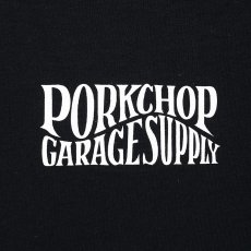 画像4: PORKCHOP/WAVE LOGO L/S TEE（BLACK）［ウェーブロゴ長袖T-25秋冬］ (4)