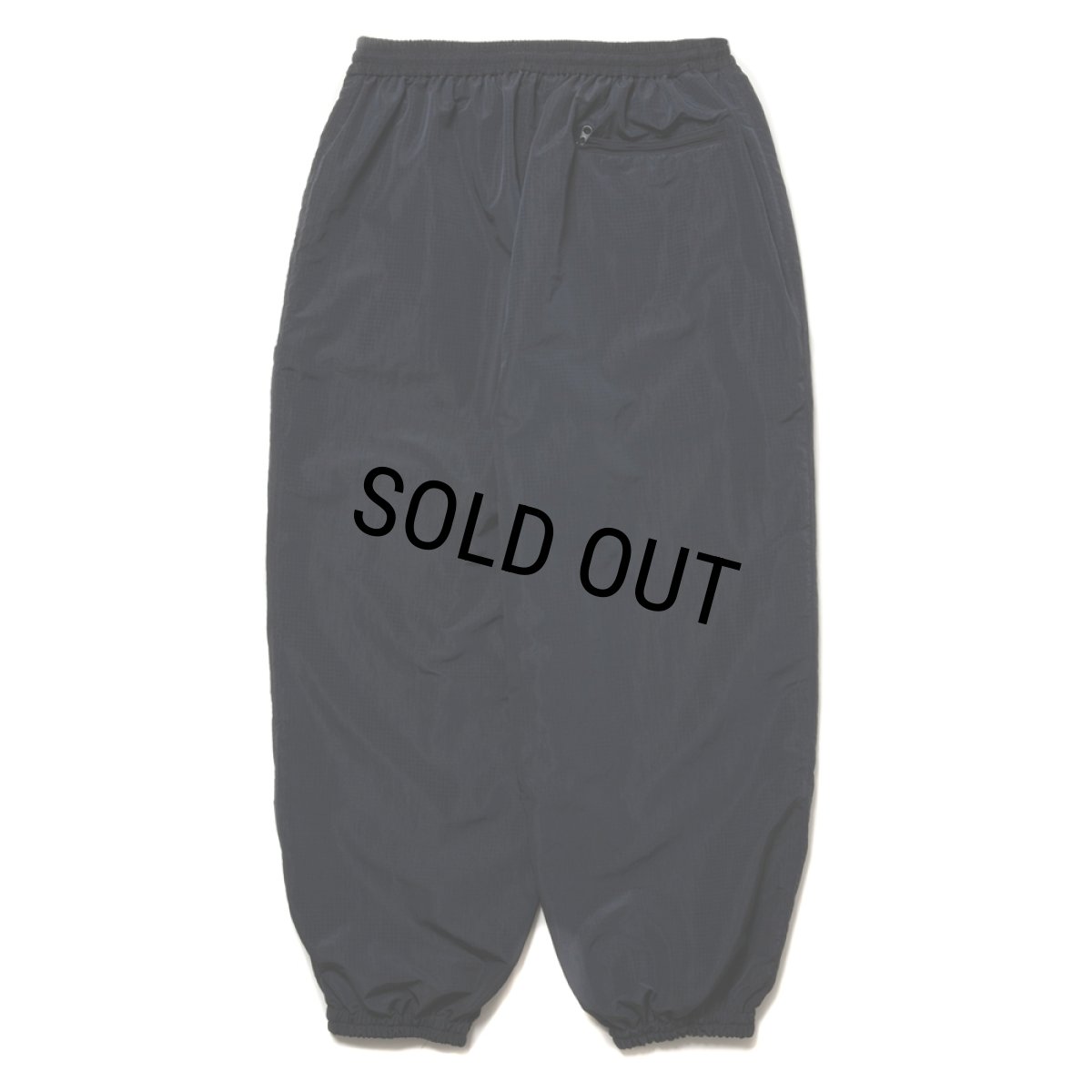 画像2: COOTIE PRODUCTIONS/Nylon Ripstop Training Pants（Black）［ナイロンリップストップトレーニングパンツ-25秋冬］ (2)