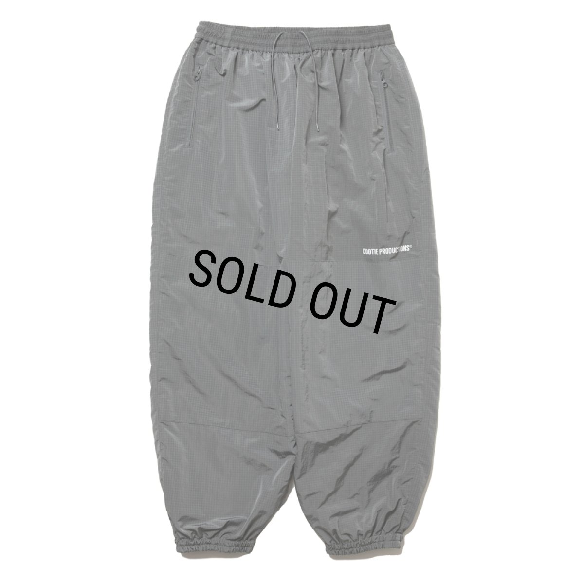 画像1: COOTIE PRODUCTIONS/Nylon Ripstop Training Pants（Gray）［ナイロンリップストップトレーニングパンツ-25秋冬］ (1)