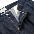 画像4: CALEE/VINTAGE REPRODUCT DENIM TUCK TROUSERS ＜INDIGO＞（INDIGO BLUE）［デニムタックトラウザース-25秋冬］