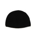 COOTIE PRODUCTIONS/Crochet Cuffless Beanie（Black）［カフレスビーニー-25秋冬］