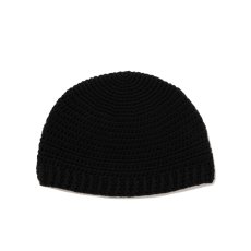 画像1: COOTIE PRODUCTIONS/Crochet Cuffless Beanie（Black）［カフレスビーニー-25秋冬］ (1)