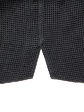 画像5: COOTIE PRODUCTIONS/Pigment Dyed Waffle L/S Shirt（Black）［ピグメントダイワッフルシャツ-25秋冬］ (5)