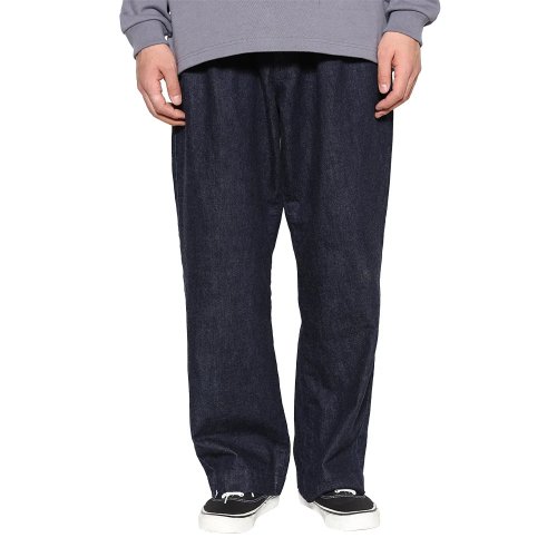 他の写真3: CALEE/VINTAGE REPRODUCT DENIM TUCK TROUSERS ＜INDIGO＞（INDIGO BLUE）［デニムタックトラウザース-25秋冬］