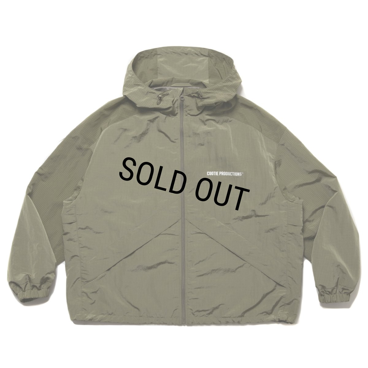 画像1: COOTIE PRODUCTIONS/Nylon Ripstop Training Jacket（Olive）［ナイロンリップストップトレーニングJKT-25秋冬］ (1)