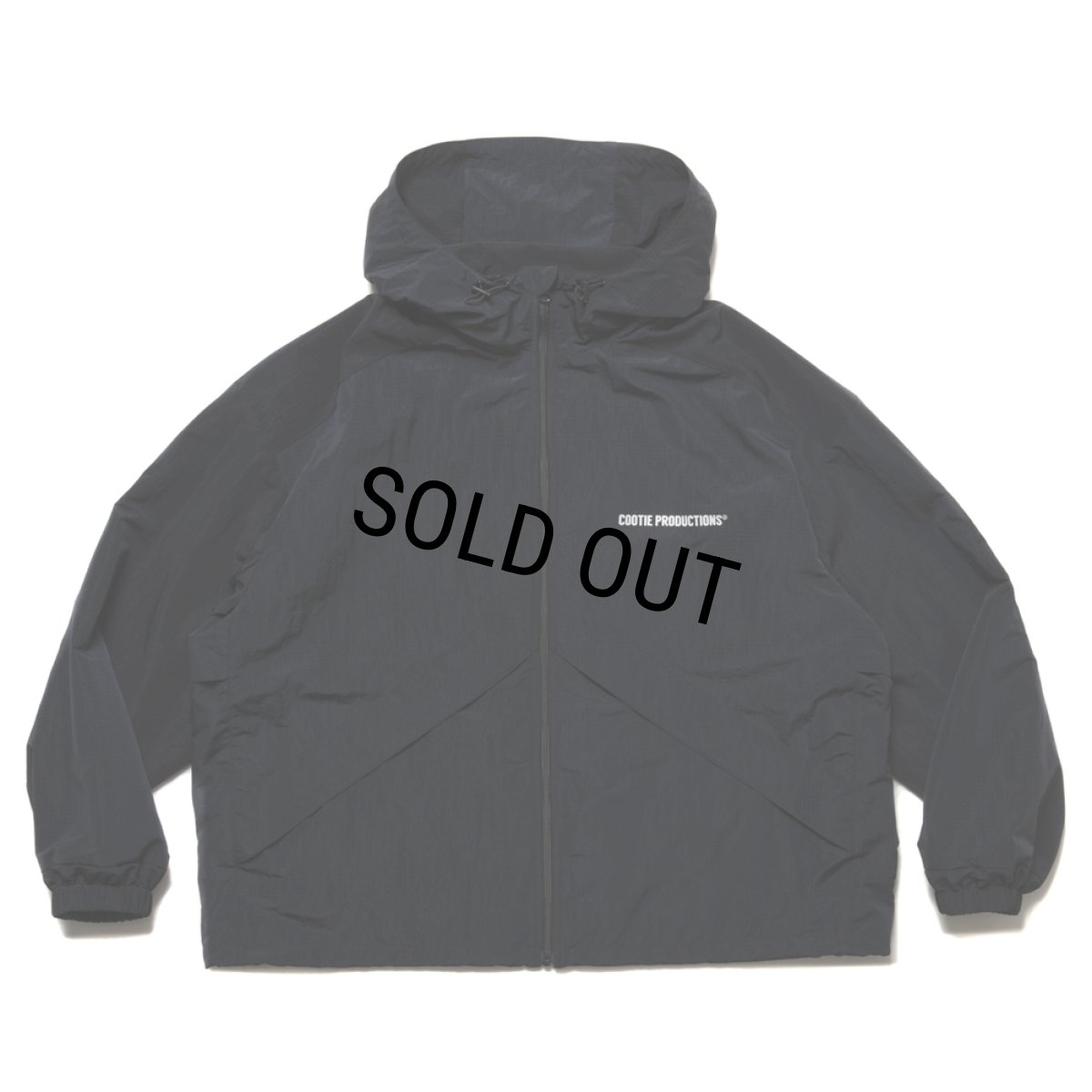 画像1: COOTIE PRODUCTIONS/Nylon Ripstop Training Jacket（Black）［ナイロンリップストップトレーニングJKT-25秋冬］ (1)
