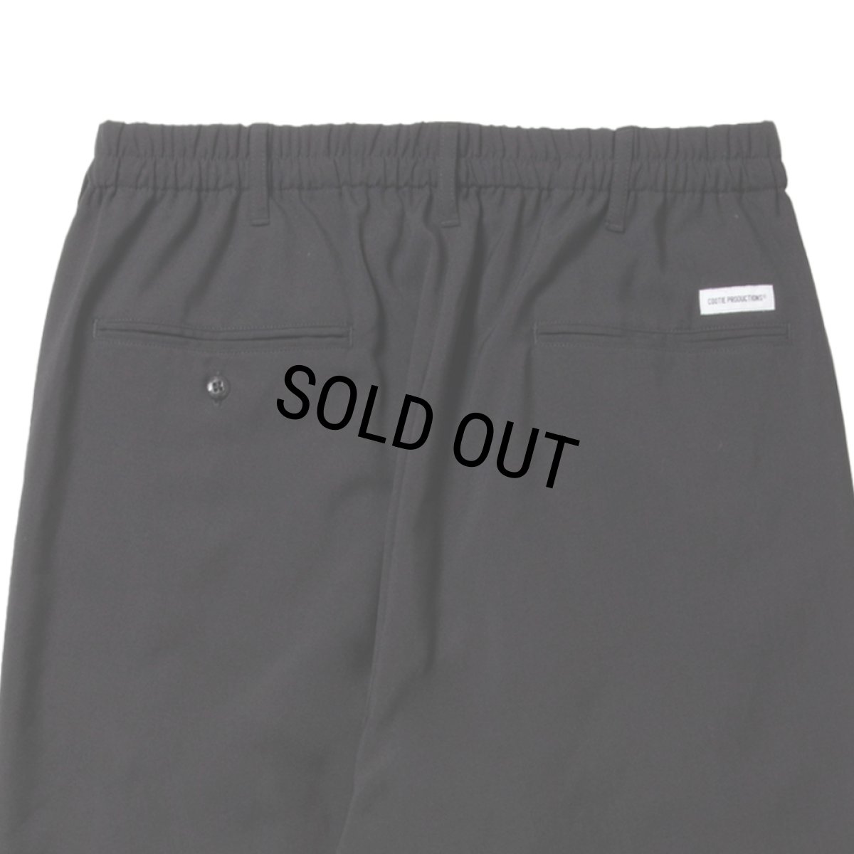 画像4: COOTIE PRODUCTIONS/T/W 2 Tuck Easy Pants（Black）［ツータックイージーパンツ-25秋冬］ (4)