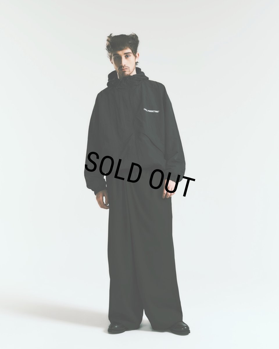 画像7: COOTIE PRODUCTIONS/Nylon Ripstop Training Jacket（Black）［ナイロンリップストップトレーニングJKT-25秋冬］ (7)