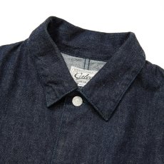 画像3: CALEE/VINTAGE REPRODUCT DENIM COVERALL ＜INDIGO＞（INDIGO BLUE）［デニムカバーオール-25秋冬］ (3)