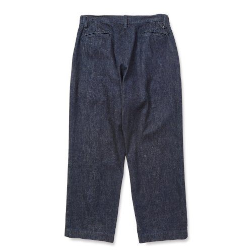 他の写真2: CALEE/VINTAGE REPRODUCT DENIM TUCK TROUSERS ＜INDIGO＞（INDIGO BLUE）［デニムタックトラウザース-25秋冬］