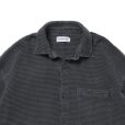 画像3: COOTIE PRODUCTIONS/Pigment Dyed Waffle L/S Shirt（Black）［ピグメントダイワッフルシャツ-25秋冬］