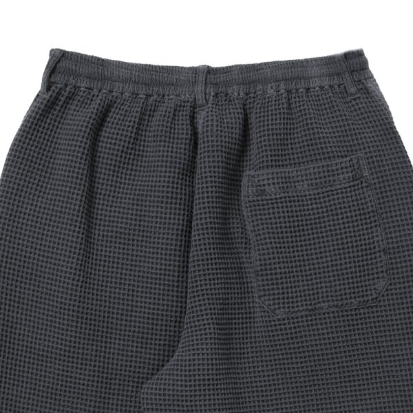 画像4: COOTIE PRODUCTIONS/Pigment Dyed Waffle Easy Pants（Black）［ピグメントダイワッフルイージーパンツ-25秋冬］