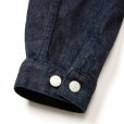 画像7: CALEE/VINTAGE REPRODUCT DENIM COVERALL ＜INDIGO＞（INDIGO BLUE）［デニムカバーオール-25秋冬］