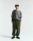 画像2: COOTIE PRODUCTIONS/Nylon Ripstop Training Pants（Olive）［ナイロンリップストップトレーニングパンツ-25秋冬］ (2)