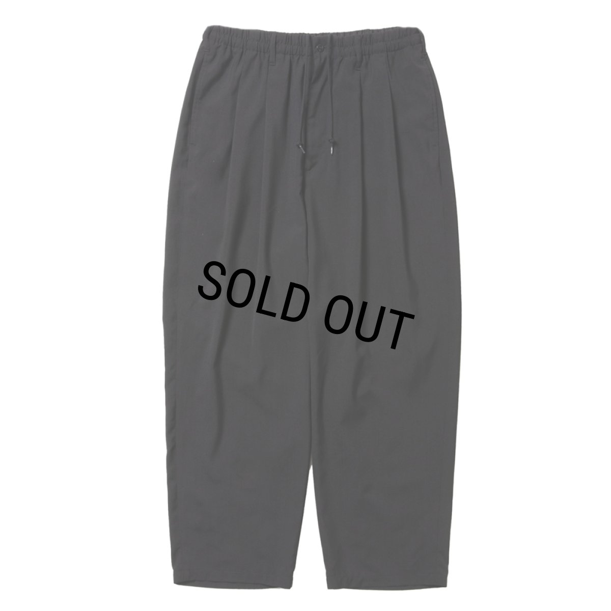 画像1: COOTIE PRODUCTIONS/T/W 2 Tuck Easy Pants（Black）［ツータックイージーパンツ-25秋冬］ (1)