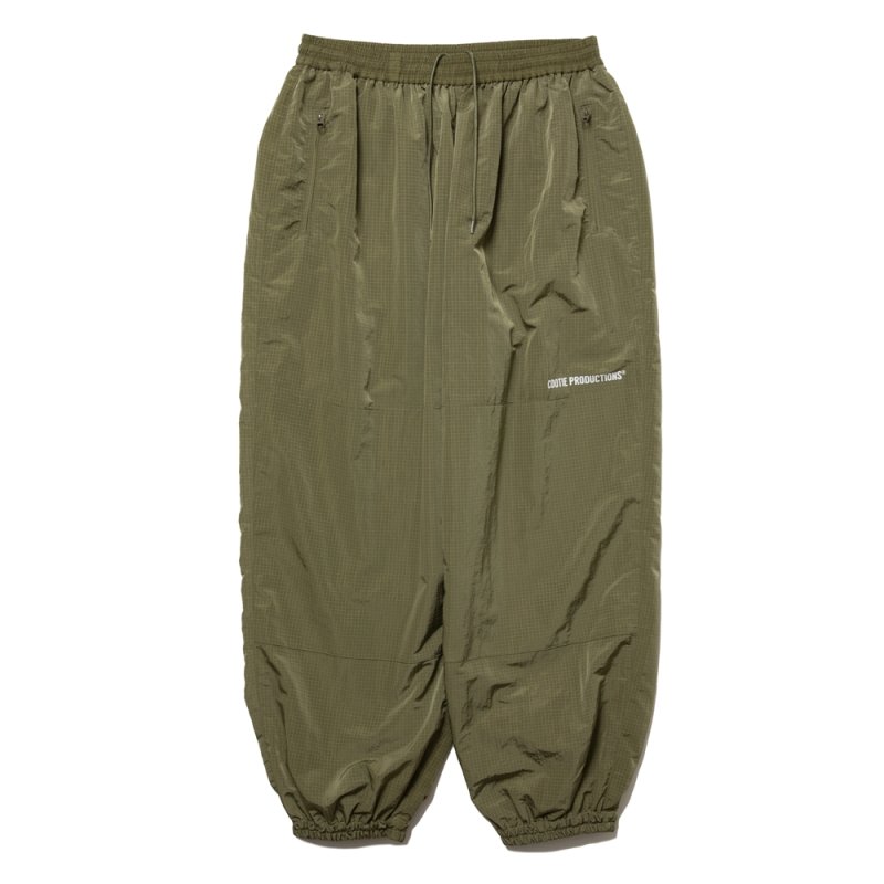 画像1: COOTIE PRODUCTIONS/Nylon Ripstop Training Pants（Olive）［ナイロンリップストップトレーニングパンツ-25秋冬］