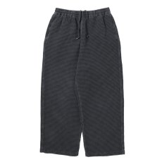 画像1: COOTIE PRODUCTIONS/Pigment Dyed Waffle Easy Pants（Black）［ピグメントダイワッフルイージーパンツ-25秋冬］ (1)