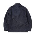 画像2: CALEE/VINTAGE REPRODUCT DENIM COVERALL ＜INDIGO＞（INDIGO BLUE）［デニムカバーオール-25秋冬］ (2)