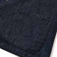 画像5: CALEE/VINTAGE REPRODUCT DENIM COVERALL ＜INDIGO＞（INDIGO BLUE）［デニムカバーオール-25秋冬］