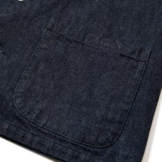 画像5: CALEE/VINTAGE REPRODUCT DENIM COVERALL ＜INDIGO＞（INDIGO BLUE）［デニムカバーオール-25秋冬］ (5)