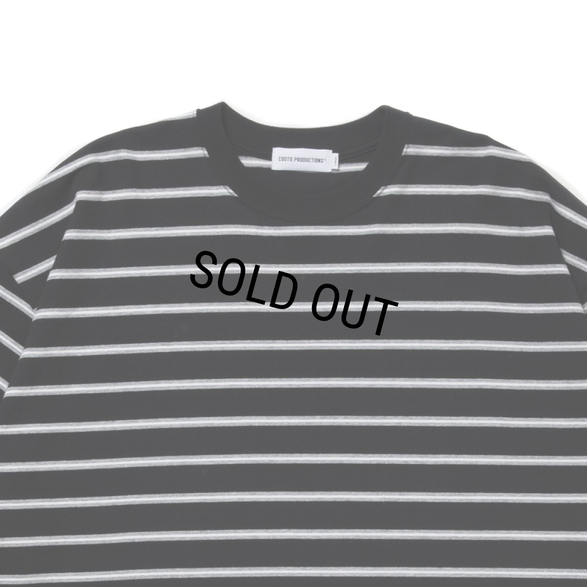 画像3: COOTIE PRODUCTIONS/Border L/S Tee（Black）［ボーダー長袖T-25秋冬］ (3)